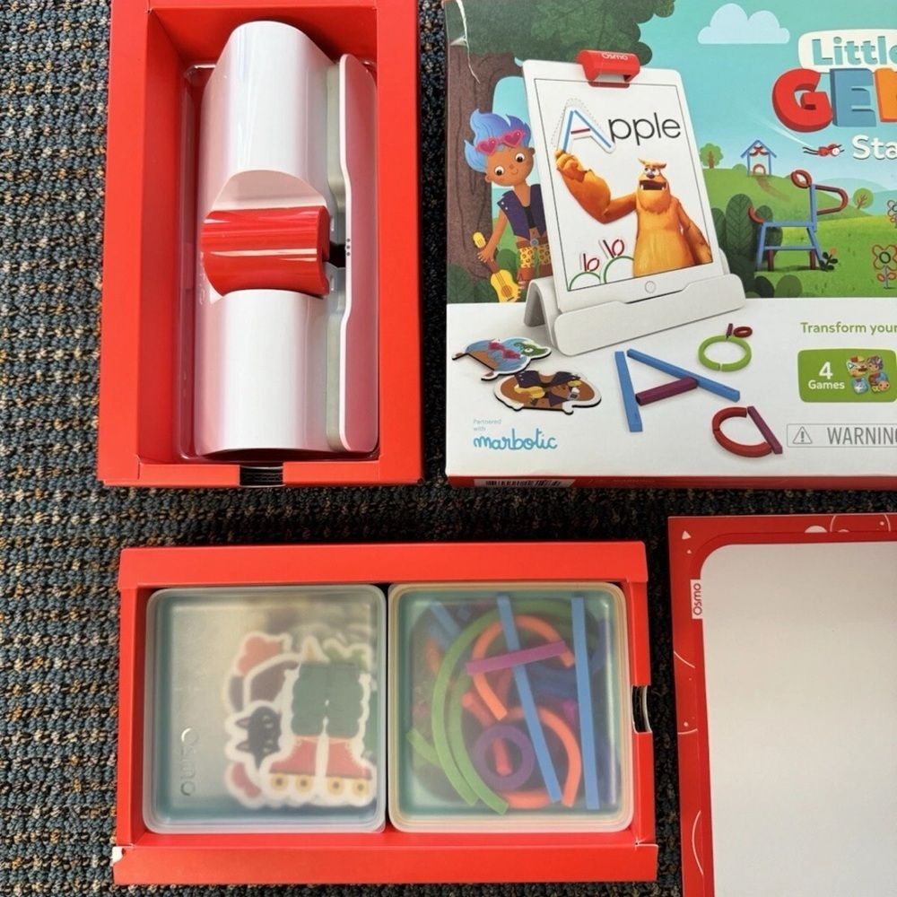 Osmo Little Genius Starter Kit for iPad Ages 3-5 Early Learning 4 Games - Picture 3 of 3